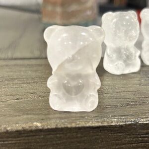 Clear Quartz Bear Crystal - priced per 1 bear